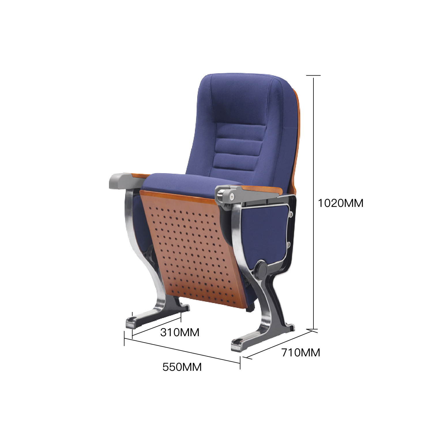 XS-Vision Small Management Office Chair - Grey Flex Mesh